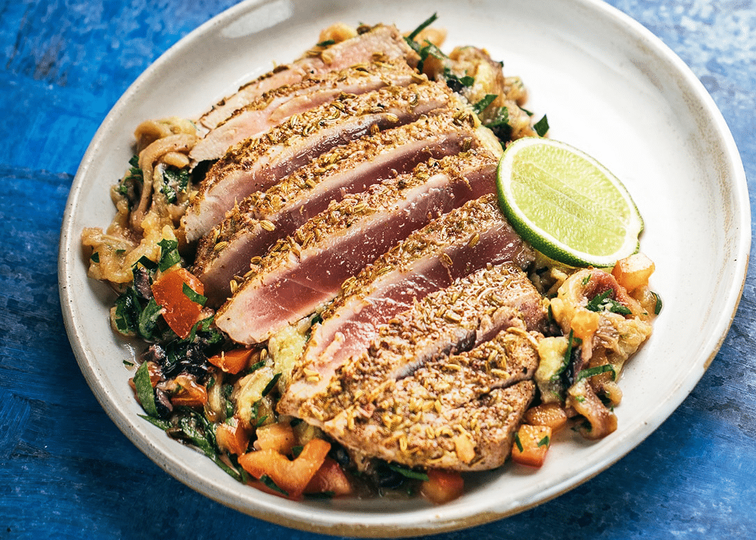 Fennel Crusted Yellowfin Tuna