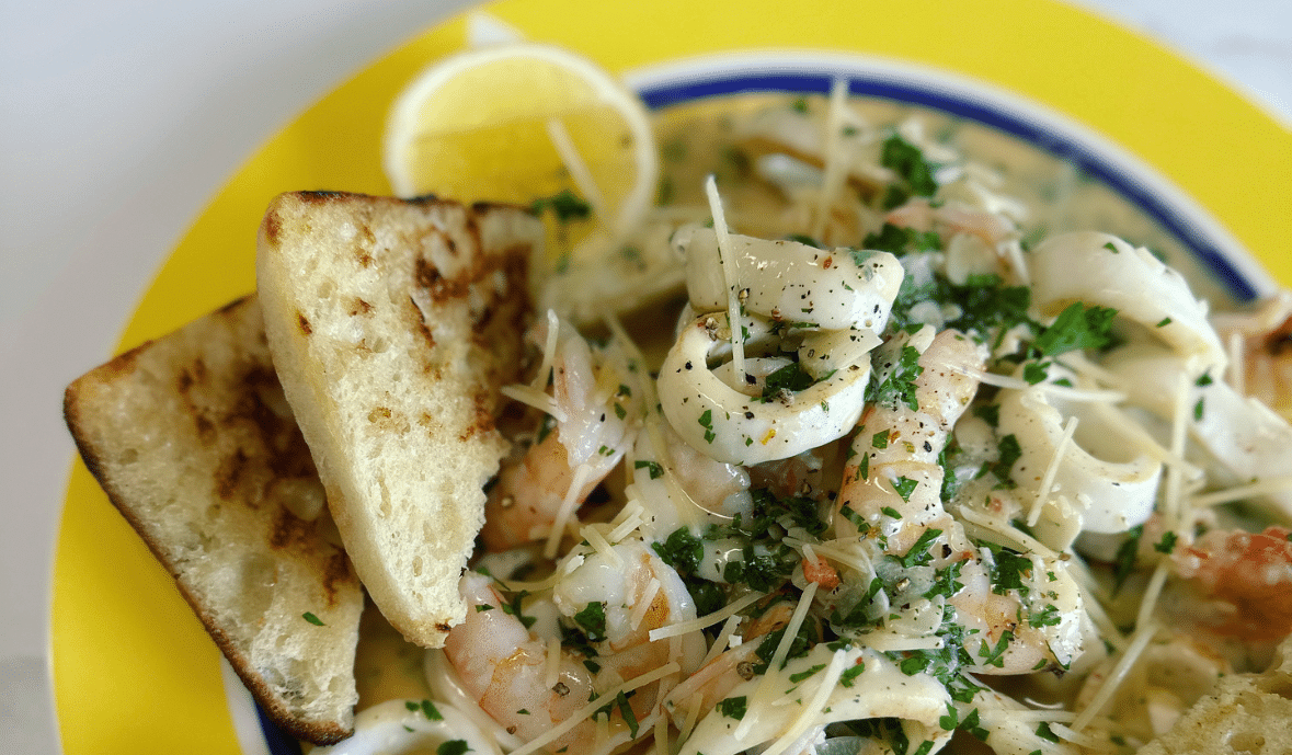 Shrimp & Calamari Scampi