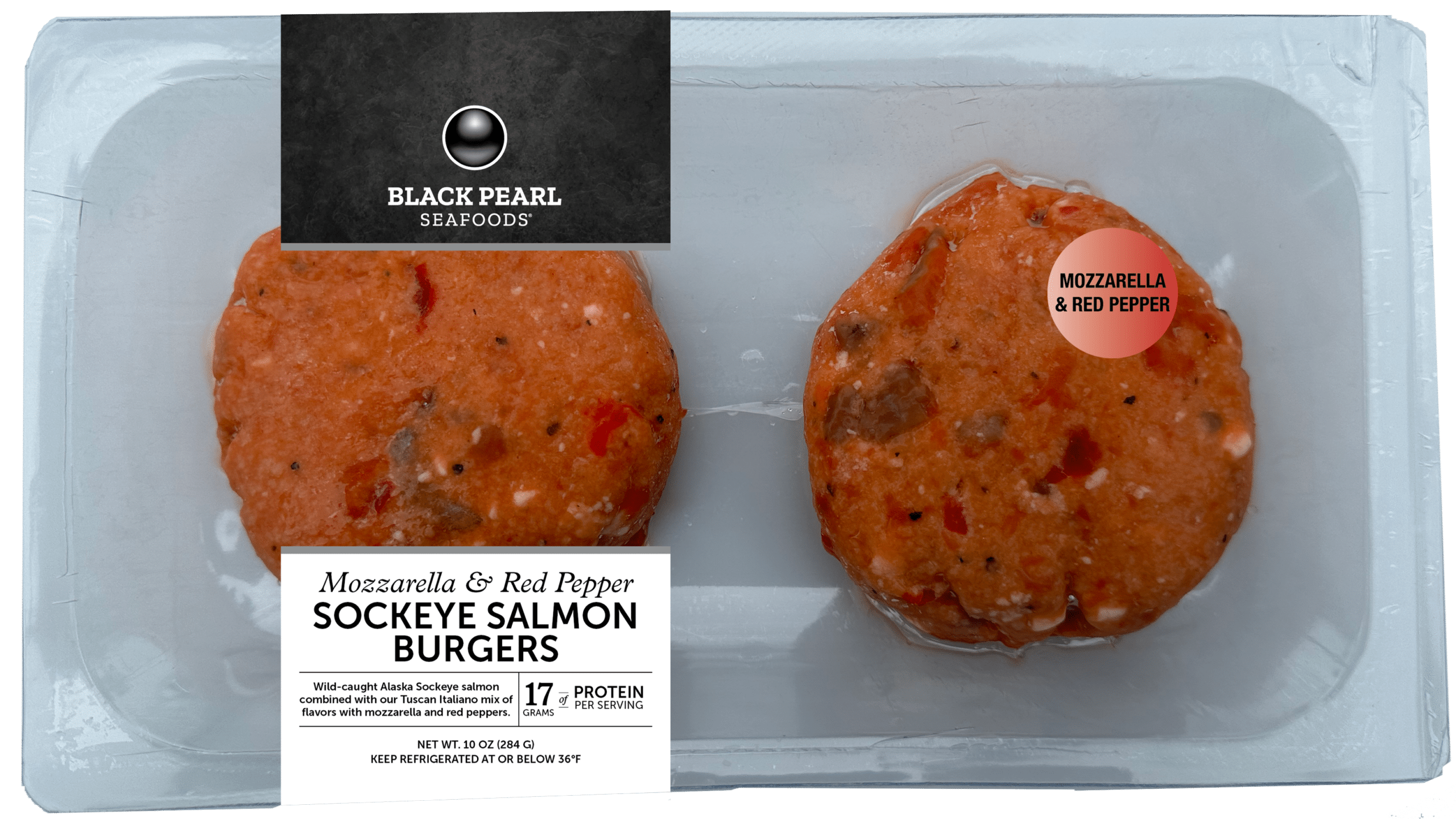 Fish Market Burgers, Lightly Seasoned, Alaska Sockeye Salmon