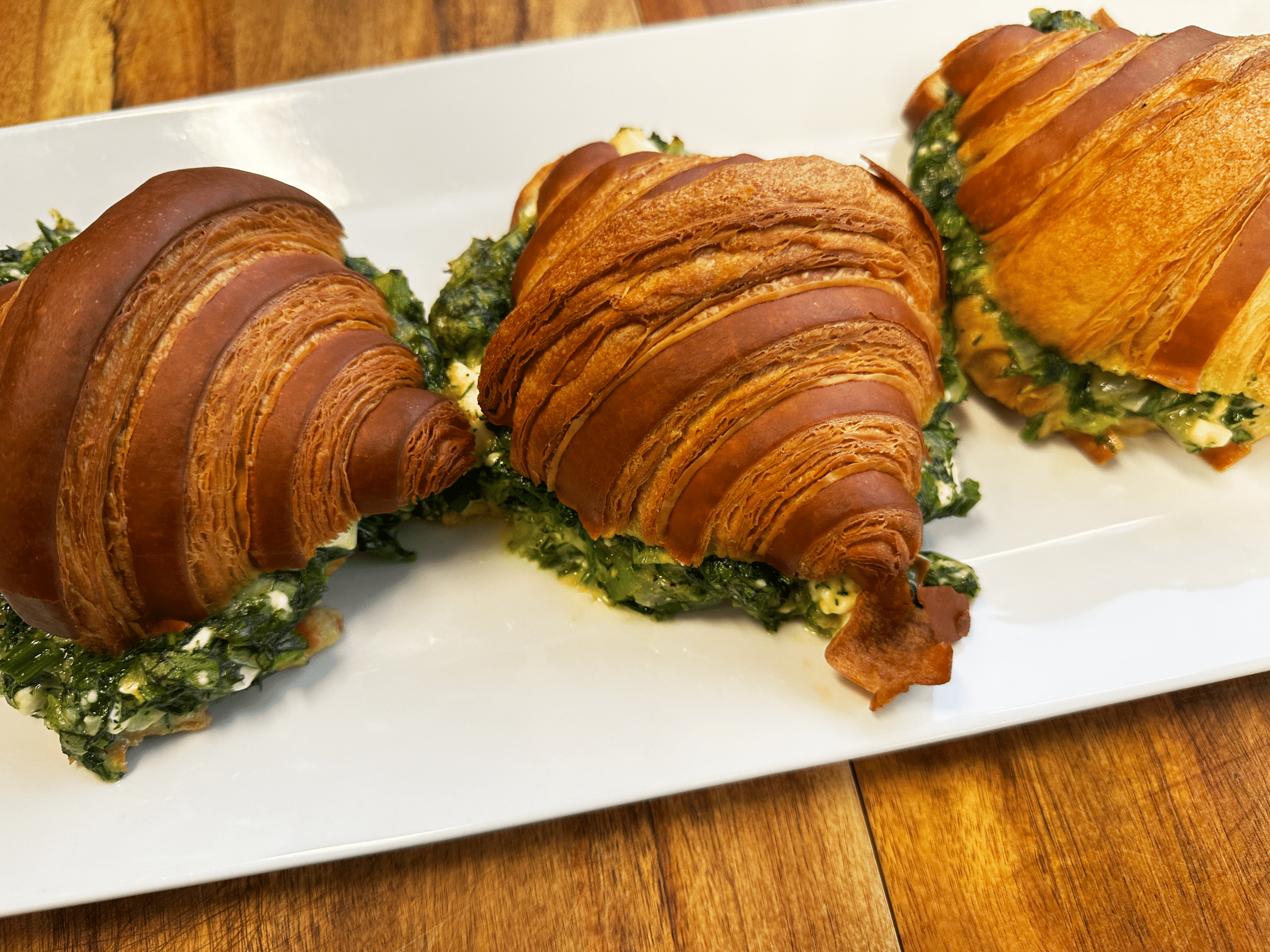 Spanakopita Croissants