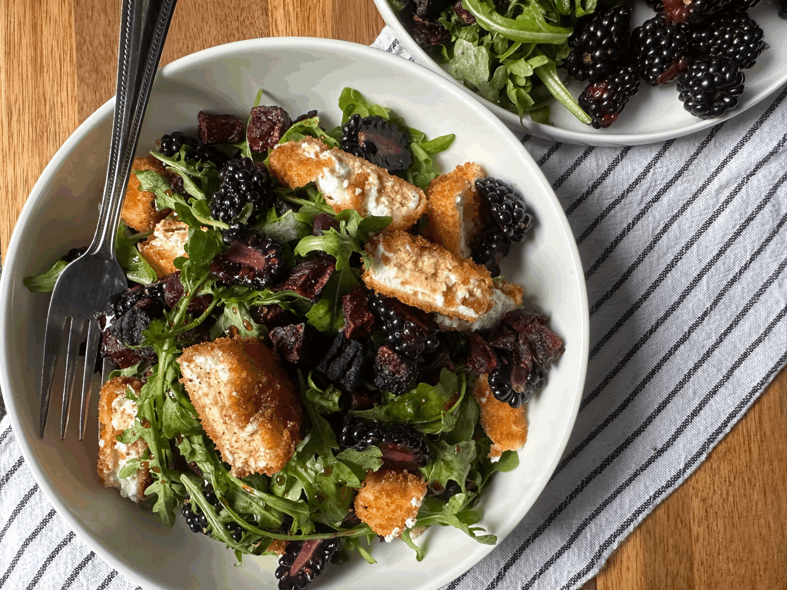 Fried Goat Cheese Salad